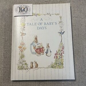 Vintage Beatrix Potter Peter Rabbit 1990 A Tale Of Baby Days Unused Baby Book